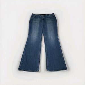 Lane Bryant Tighter Tummy Technology Boot Cut Stretch Blue Jeans Womens 20 L